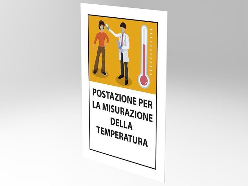 postazione misurazione temperatura pannello